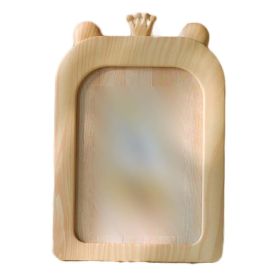 Crown 5x7 Imitation Wood Photo Frame Hanging Wall Picture Frame Cartoon Cute Baby Photo Frame Ornaments Display - Default