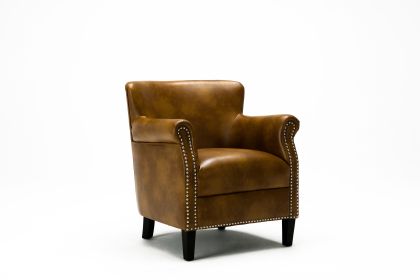 Hadley Camel Club Chair - as Pic