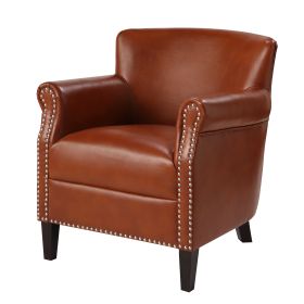 Hadley Caramel Club Chair - as Pic