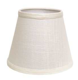 Slant Empire Hardback Lampshade with Washer Fitter, White - as Pic