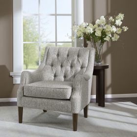 Button Tufted Accent Chair - as Pic