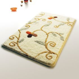 [Beige Vine] Luxury Home Rugs (19.7 by 31.5 inches) - NAOMI-DA5548