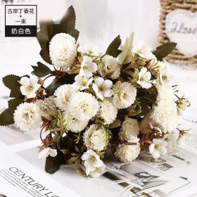 11pcs Bouquet Of DRIED Flowers ROSE Roses Bouquet Of Natural Air Dried Nordic Wind Wedding Home Decoration Valentine&#39;s Day Gift - D - 11pcs