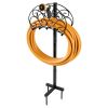 Detachable Freestanding Hose Holder for Outdoor Yard Garden Lawn - Black