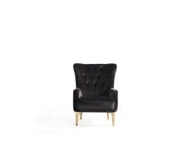 Lust Modern Style Chair in Black - as Pic