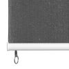 Outdoor Roller Blind 63"x55.1" Anthracite - Anthracite