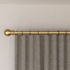 Curtain Rods for Windows 28 to 132 Inch Round Curtain Rod 1 Inch Stainless Steel Rods with Adjustable Brackets - Gold - 48